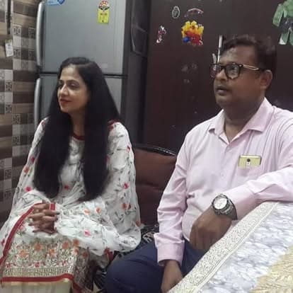 Shubhkarman volunteers visiting children and their caregivers